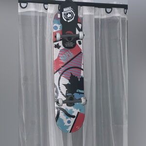 Maple Skateboard 31” Opp Series, w/Double kicktail 50x27mm wheels,Steel Bearings